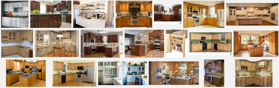 digital scrapbook of kitchen ideas